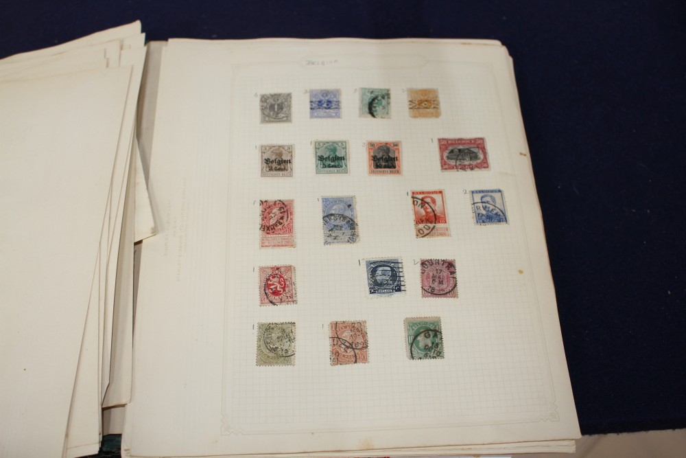 A World Stamp album, Victoria 1840 onwards including Penny reds